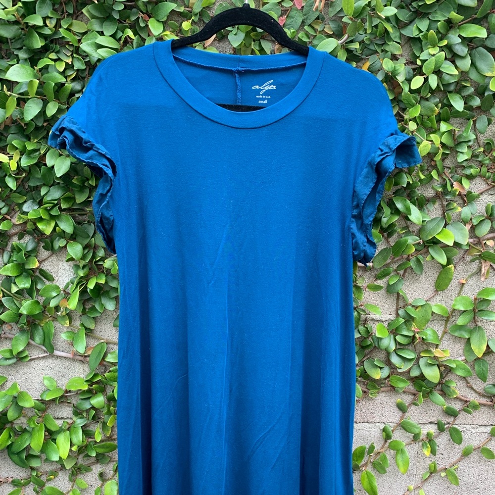 Francesca’s | S Flutter Sleeve Swing Dress